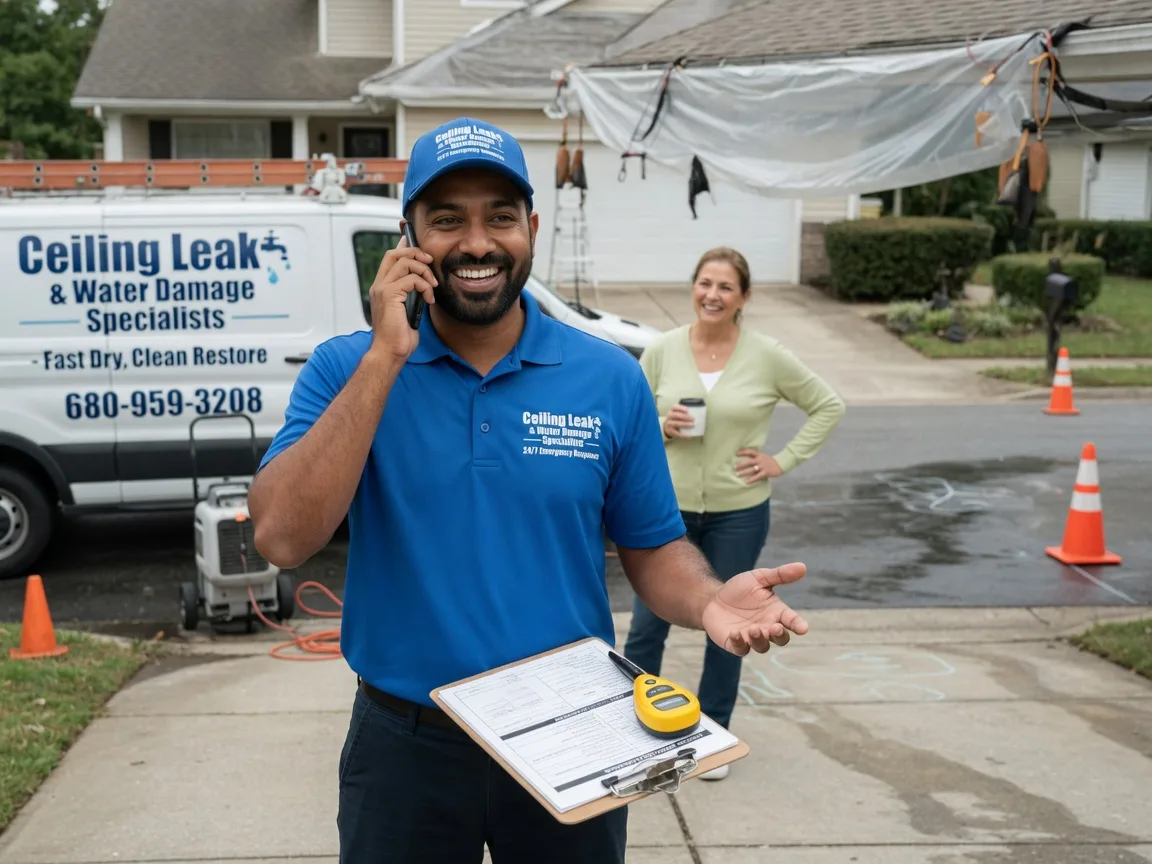 Ceiling Leak Cleanup Marengo, IA FAQs